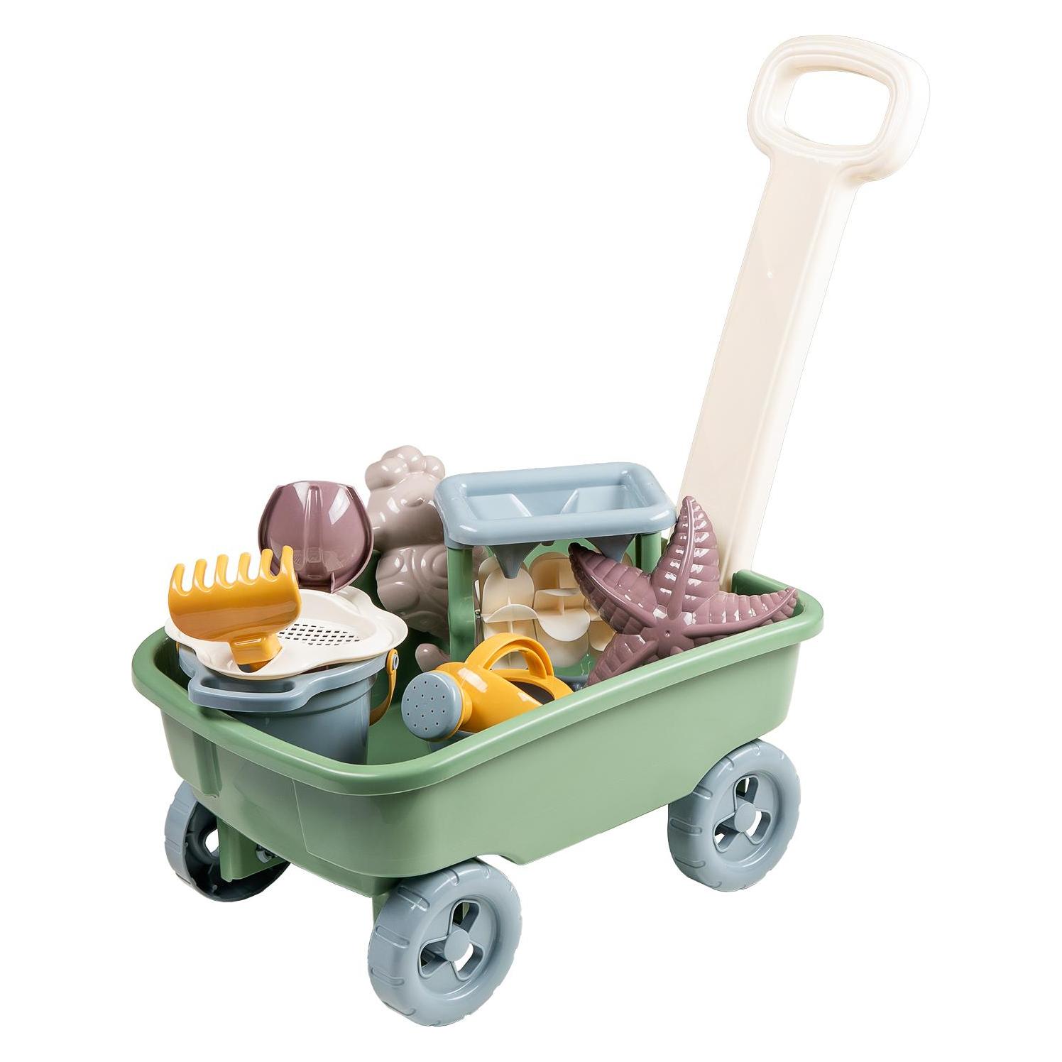 Polesie Cavallino Schubkarre mit Sandspielzeug - inklusive Giesskanne und Schaufel (72015671)