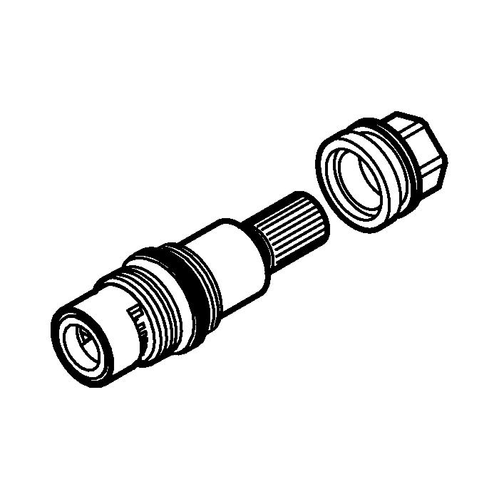 Hansa Keramikoberteil G 1/2 180 Grad SW 17 59913470