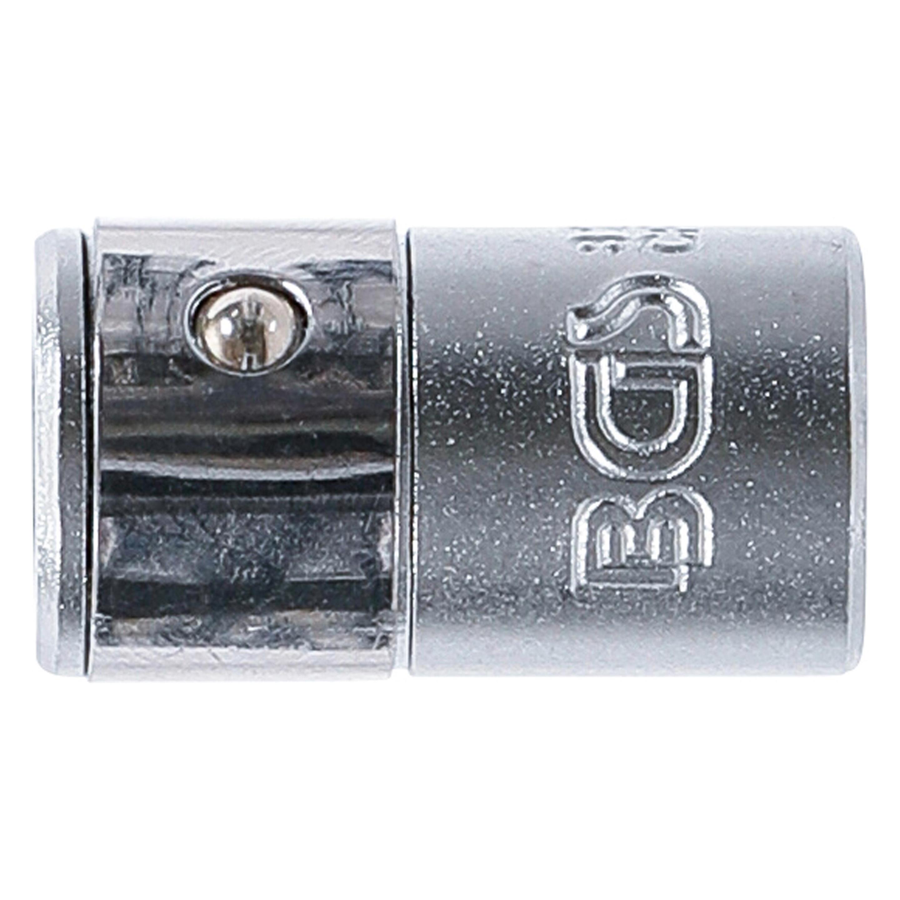BGS Bit-Adapter mit Haltekugel Innenvierkant 6,3 mm (1/4") Innensechskant 8 mm (5/16") (Bit-Adapter) (8251)