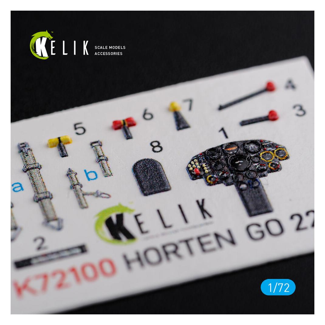 Kelik Horten Go 229 interior 3D decals for Revell kit (K72100)
