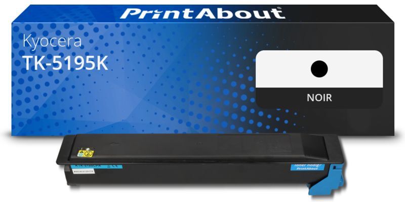 PrintAbout Toner compatible Kyocera TK-5195K - Noir Noir