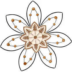 Möbel Direkt Online, Wanddeko, Blüte Astrid