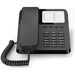 Gigaset Desk 400 Schnurgebunden sw, Telefon, Schwarz