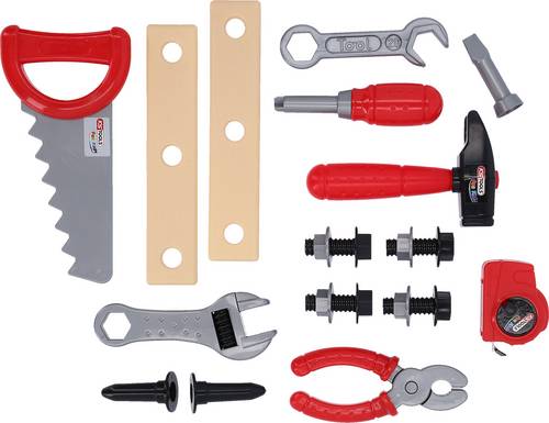 KS Tools Kinder Werkzeug-Satz mit Werkzeugkoffer, 21-tlg