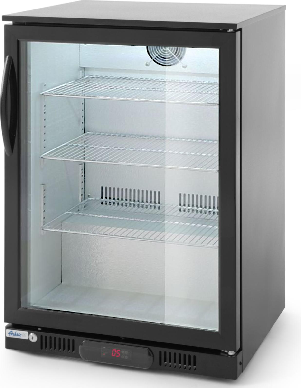 Getränkebar-Kühlschrank 1 Tür 3 Einlegeböden 135 B 126 l - Hendi 226568