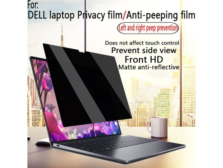 Film de confidentialité pour ordinateur portable Dell XPS 13 9350/9345/9340, XPS 14 9440, film anti-peep pour ordinateur XPS 16 9640