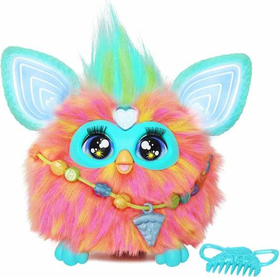 Hasbro Furby Interactieve speelgoedfiguur, Coral, geschikt voor kinderen vanaf 6 jaar