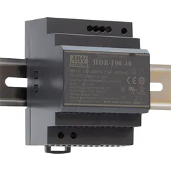 MW HDR-100-48 - Schaltnetzteil, Hutschiene, 92,16 W 48 V, 1,92 A