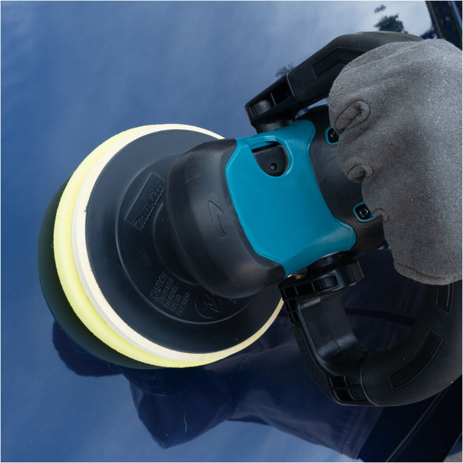 Makita Klett-Schwamm Gelb 170mm (D-74669)