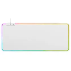 RGB-Mauspad 90 x 36 cm Gaming-Mauspad (RGB-Beleuchtung, 6 x RGB-Modi, 7 x Static-Modi, aus bequemem Stoff,  Plug and Play)