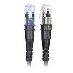 PatchSee Patchkabel ThinPatch UTP CAT 6a schwarz 4,9m (U/UTP, UTP, CAT6a, 4.90 m), Netzwerkkabel