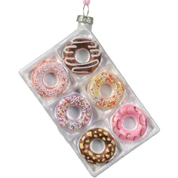 Christmas Decorations Christbaumschmuck Donut Weihnachtskugeln Weihnachtsbaum Süßigkeiten Gebäck bunt