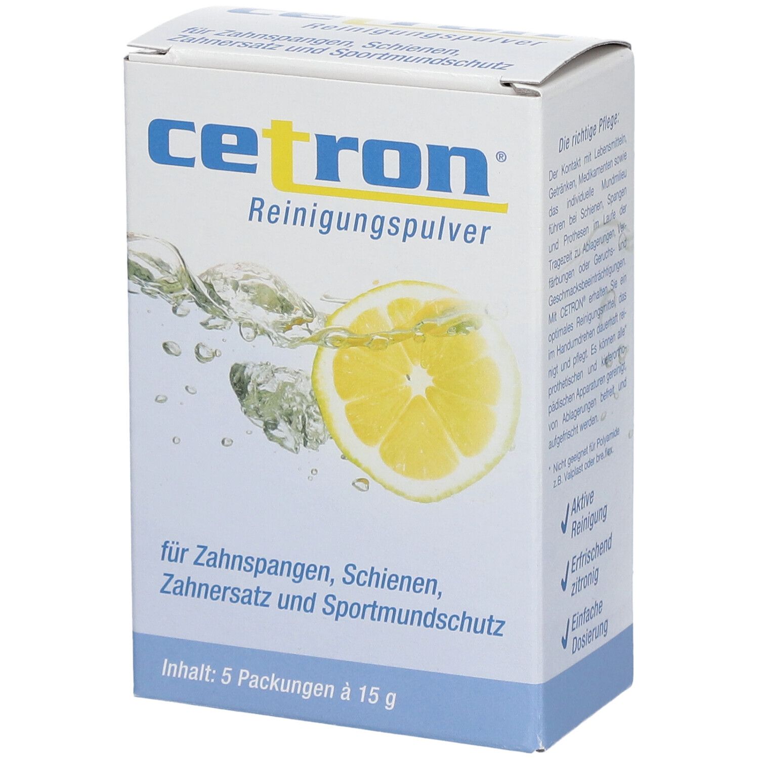 Cetron Reinigungspulver 5x15 g Pulver