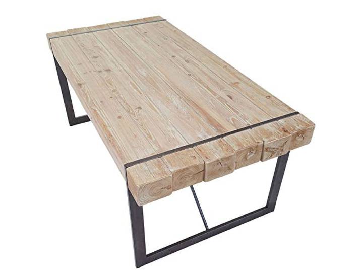 Mendler Esszimmertisch HWC-A15, Tanne Holz massiv - naturfarben 80x180x90cm