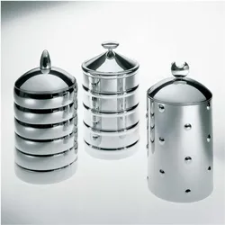 Alessi Kalisto, Vorratsbehälter, Silber