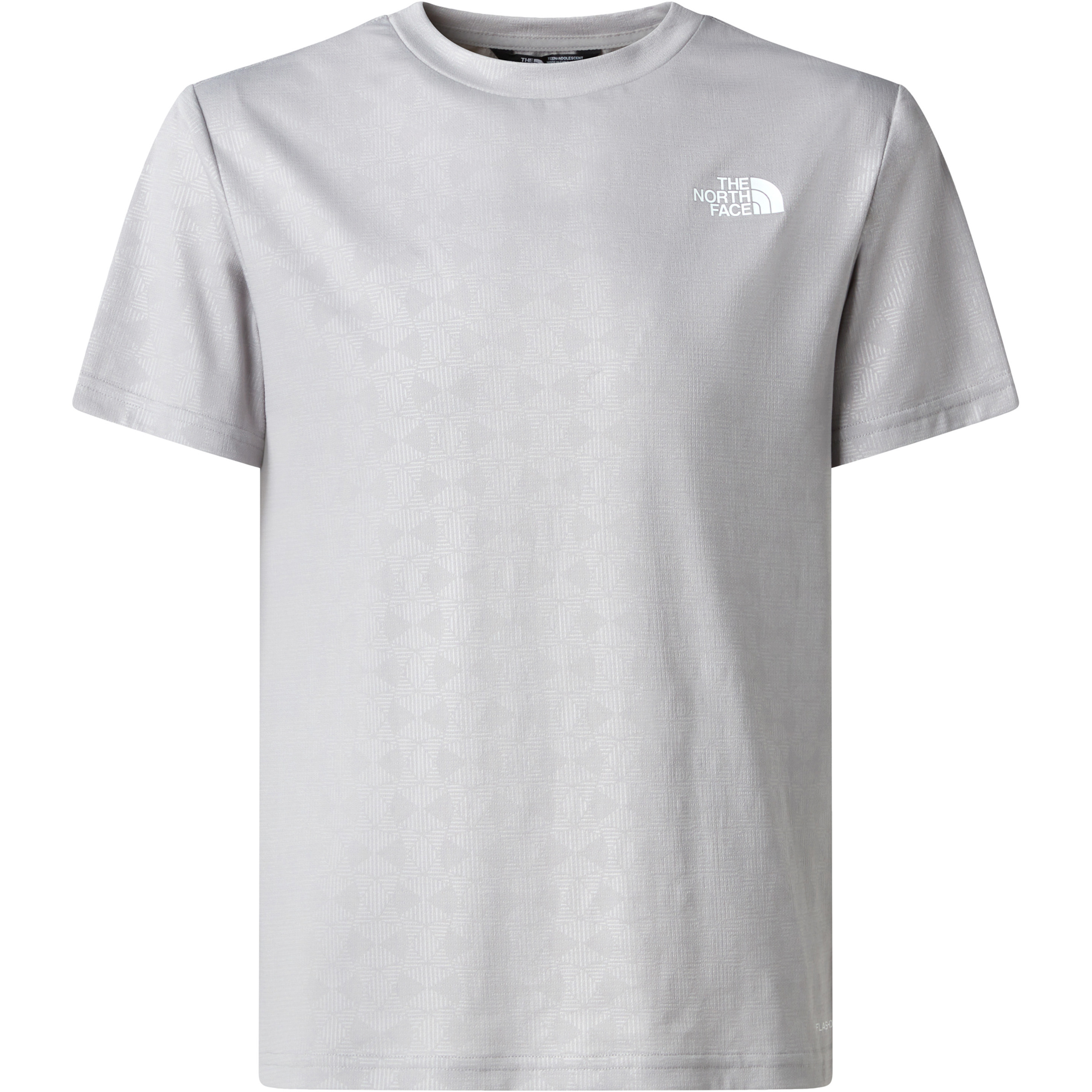 The North Face Pentadome Embossed 24/7 Kinder T-Shirts grau Größe 134 Trekking Schnell trocknend