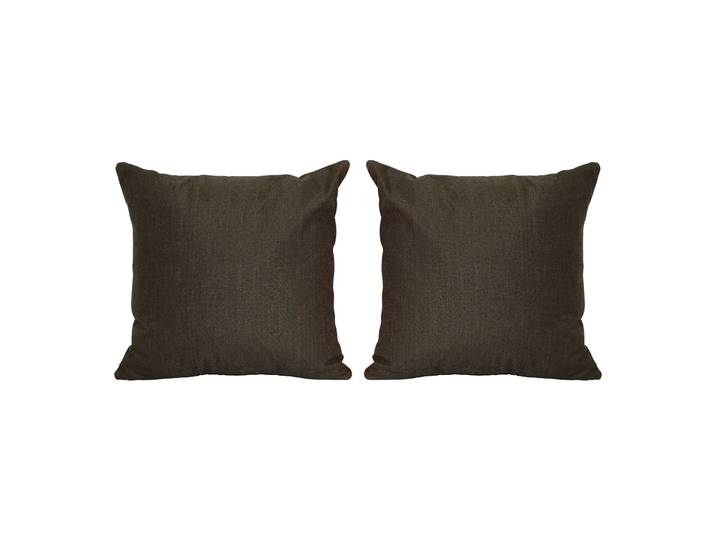 Kissenbezug LIZA 2er Set 45 x 45 cm braun