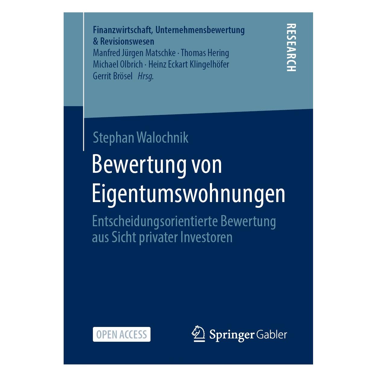 Springer Bewertung von Eigentumswohnungen (Deutsch, Stephan Walochnik, 2020) (9783658308391)