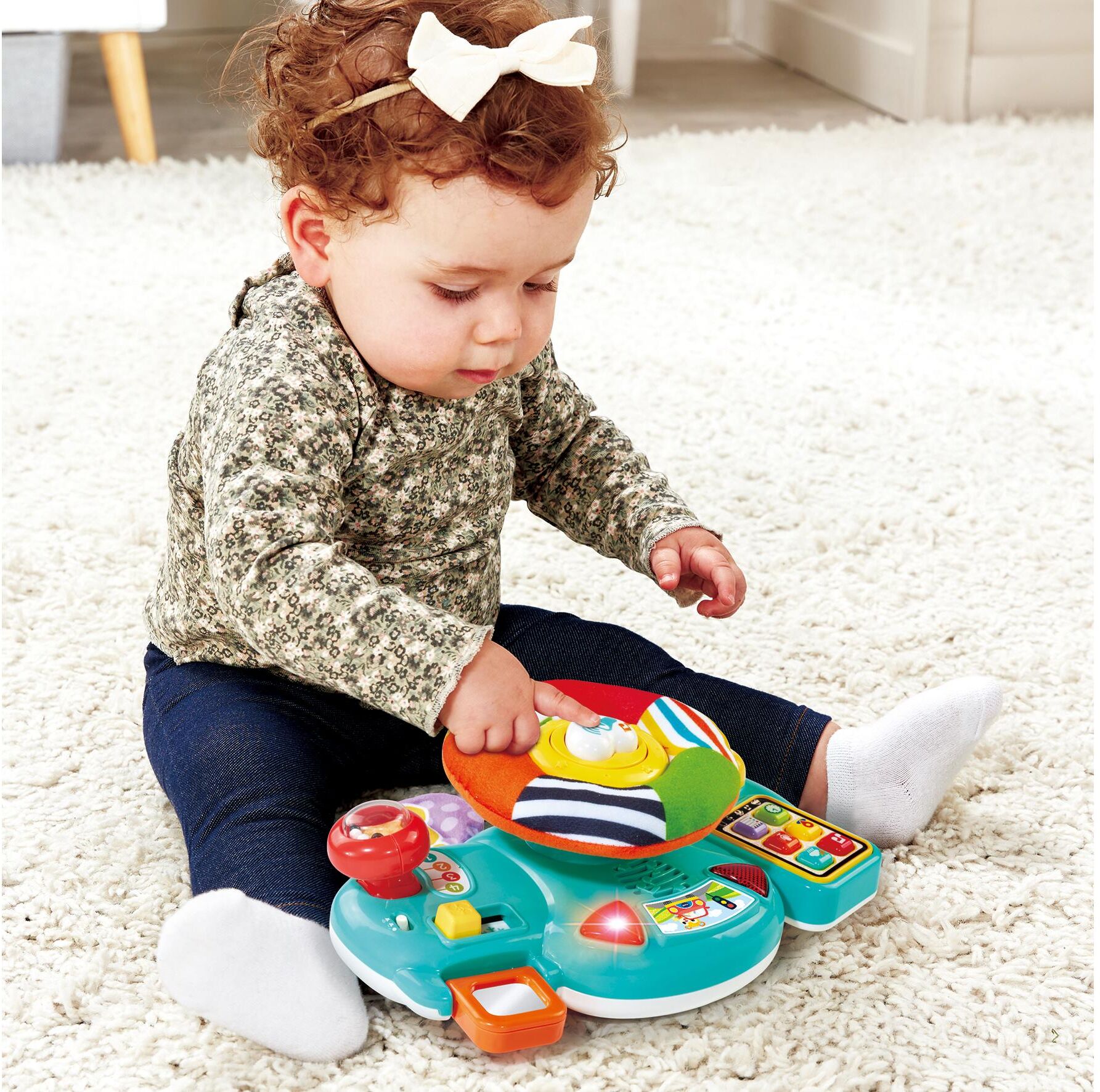 Lernspielzeug VTECH "Volant Baby pilote -FR-", Kinder, bunt (mehrfarbig), Kunststoff, Lernspielzeug Lernspielzeug mehrfarbig Einheitsgröße