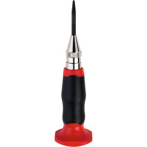 Rennsteig Körner 430230, mit Handschutz, Automatik-Körner, einstellbare Schlagkraft 60-130 N, Spitzen-Ø 4 mm
