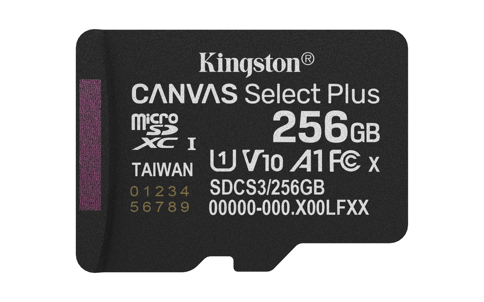 Kingston Canvas Select Plus - Flash-Speicherkarte - 256 GB SDCS3/256GBSP