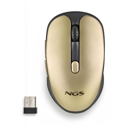 Wireless Mouse Ngs Evo Rust Wiederaufladbare Batterie Bis Zu 1600 Dpi Gold