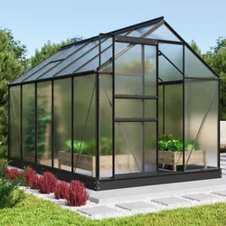 Vitavia Aktionsangebot (inkl. 100 Euro Zubehör): Gewächshaus "Comet 6200",schwarz,6,2 m2