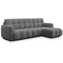 ECKSOFA MELLOW 4-Sitzer, grau