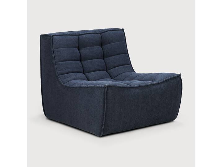 Modulsofa Einsitzer, Recycelte Baumwolle, 91×76 cm, Modern, Ethnicraft
