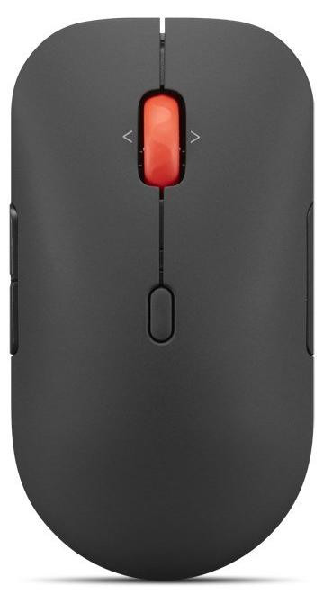 Lenovo Pro Plus 6050 Draadloze Muis - Ambidextre - Bluetooth & RF - 2400 DPI - Duisternis Zwart