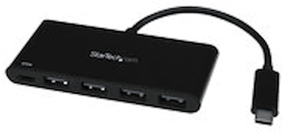 Startech 4-ports USB C-hubb med 4 USB Type-A-portar (USB 3.0