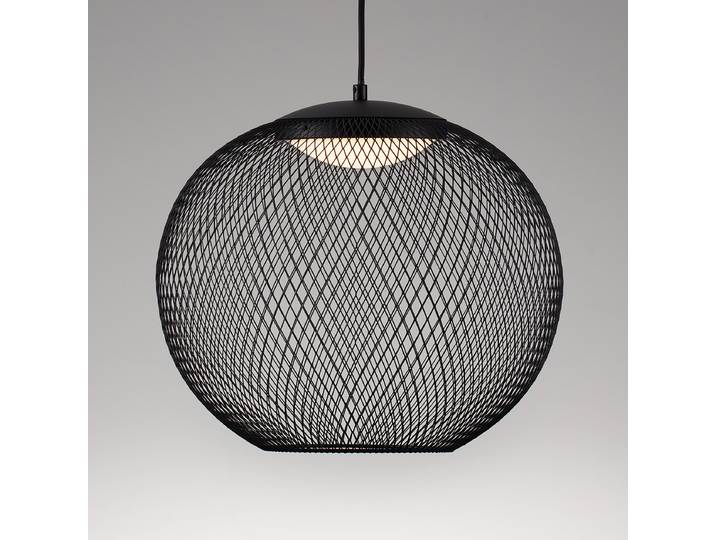 Suspension Kinetic Ø 40cm Noir/Noir Aluminium LED non-remplaçables Module LED