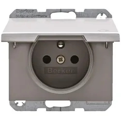Berker Steckdose Alu 6768777103
