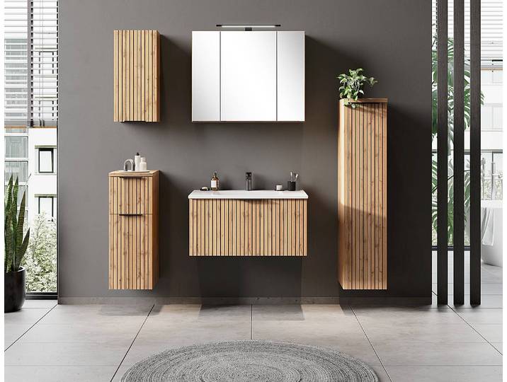 Meuble midi 30cm Beige/Marron