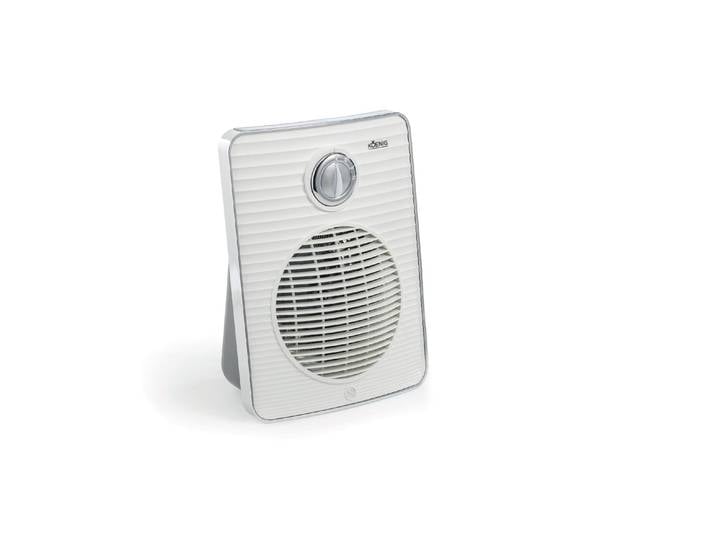 KOENIG Schnellheizlüfter Alassio Piccolo 2000 W , weiss (weiß), B:32cm H:13cm T:24,5cm, Heizstrahler, Schnellheizlüfter