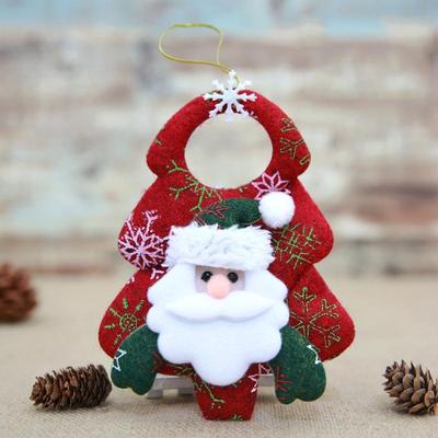 Snug & Styled Festive Christmas Tree Ornaments Felt Christmas Hanging Decorations Holiday Pendant Set old Man