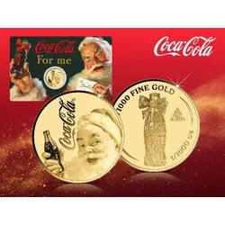 Coca-Cola-Prägung Coca-Cola Santa”