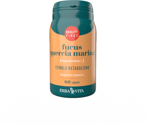 Erba Vita Fucus Quercia Marina Integratore Metabolismo 60 Capsule 500 mg