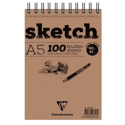 Sketch, Skizzenblock A5, 14,8x22cm, 90g, 100 Blatt