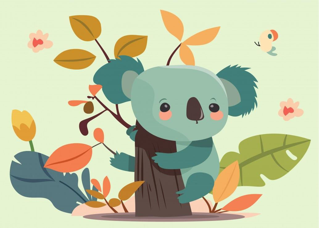 Bluebird Puzzle kinderpuzzel Mon Petit Koala - 12 stukjes - Kunststof