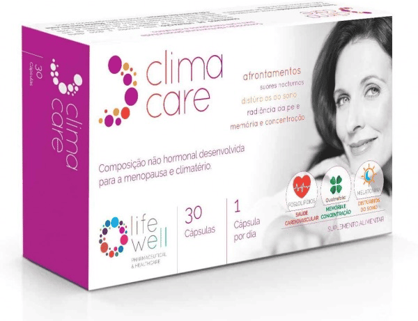 LifeWell Climacare Menopausa Cápsulas x30