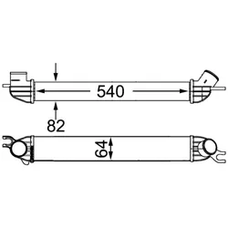 Ladeluftkühler MAHLE CI 188 000S für Mini Roadster Countryman