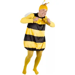 Maskworld Biene Maja - Willi Kostüm - Fasching Tierkostüm (4XL)