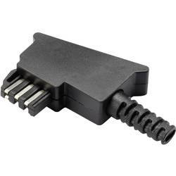 TRU COMPONENTS GM02F TAE-Bausatz, F-Kodierung Stecker, gewinkelt Schwarz Inhalt: 1 St. 1229658