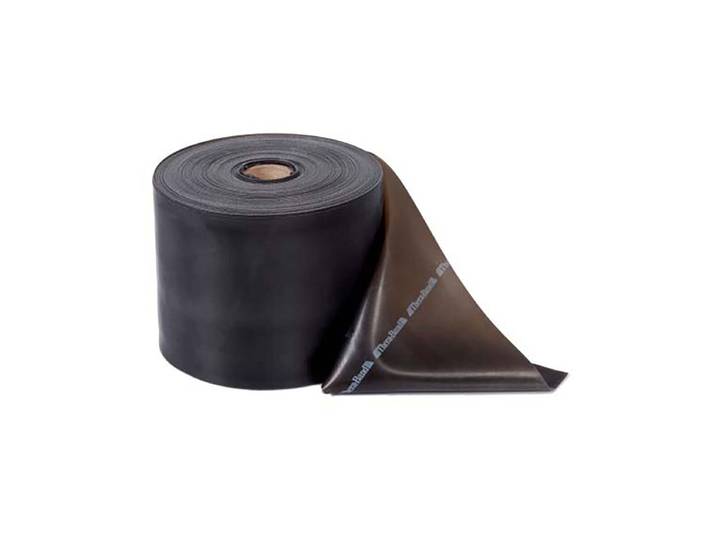 TheraBand Rolle 45.7m Fitnessband Schwarz (maxistark)