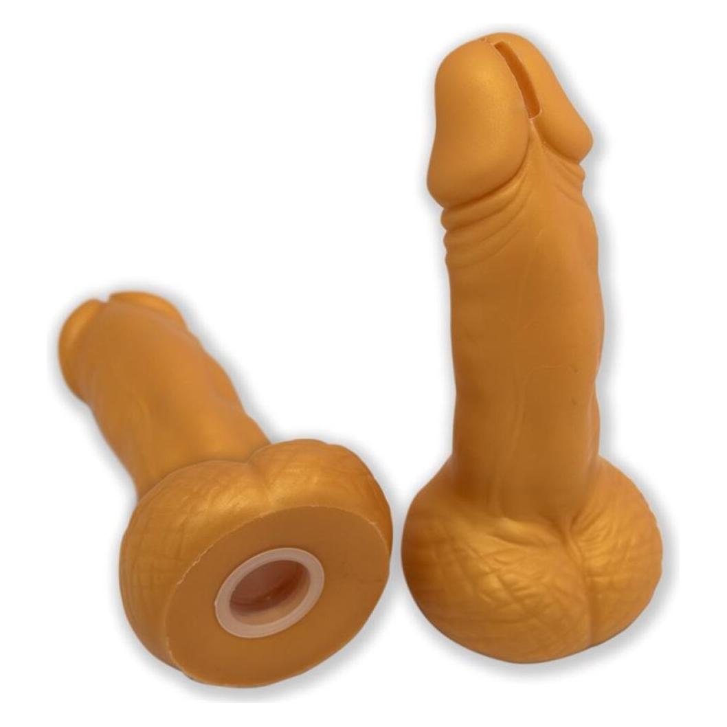 Diablo Picante - Sparschwein In Penisform, 22,5 cm, Gold (D-242395)