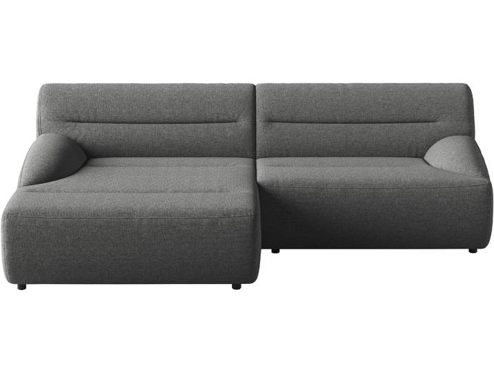 Ecksofa SIT & MORE Scrabble , grau (anthrazit), B:260cm H:80cm T:162cm, 100% Polyester, Sofas, Ecksofa, Modernes Design in verschiedenen Stoffarten