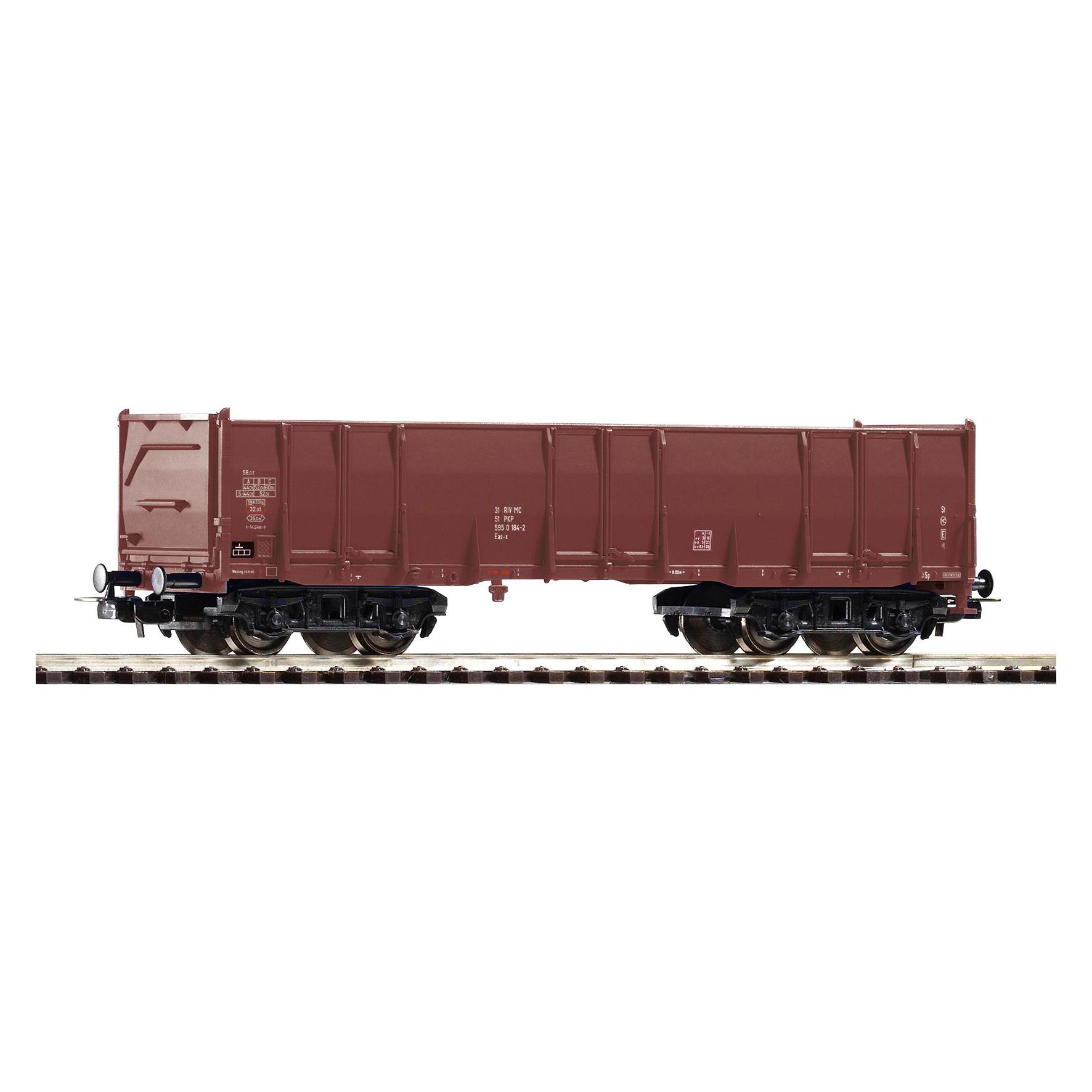Piko Hochbordwg. Eas -x PKP braun IV (Spur H0) (PIKO 58725)