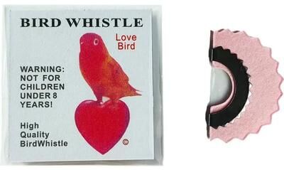 Uplifted Finds Magic Bird Wacky Whistle Tongue Warbler Original Tweeting Noisemaker For Fun And Tricks pink
