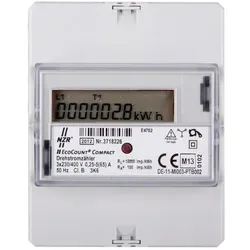 NZR, Energiemessgerät, DS-Hutschienenzähler
